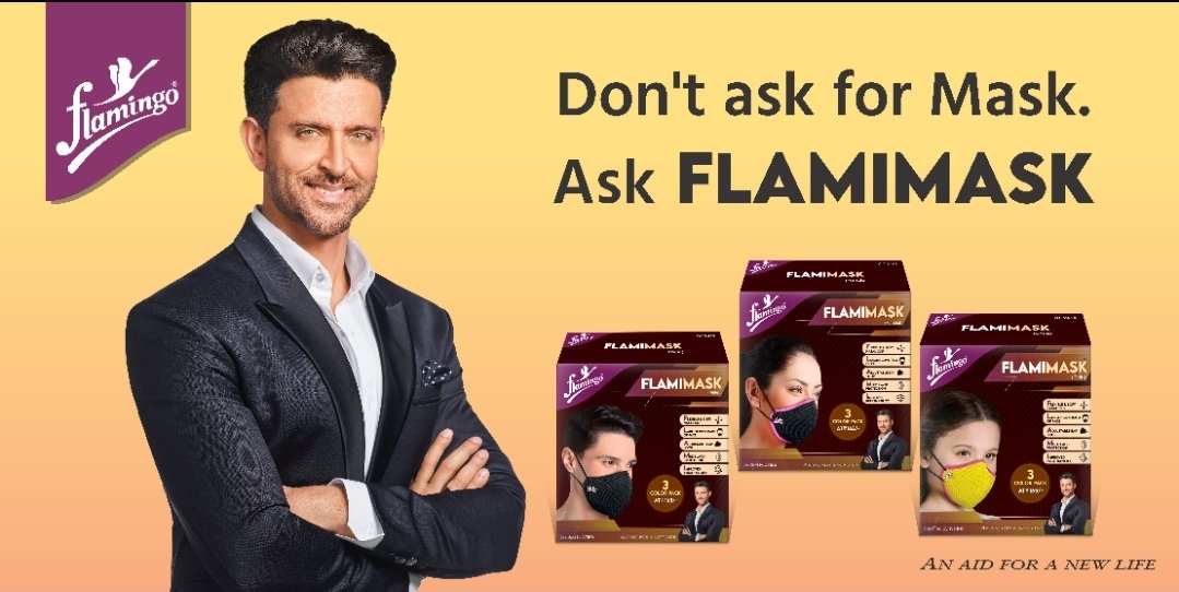 aaravrakesh's tweet photo. Stay Safe !!
#AskForFlamiMask
#FlamiMask
#Flamingo @iHrithik https://t.co/hze2S9WW8f