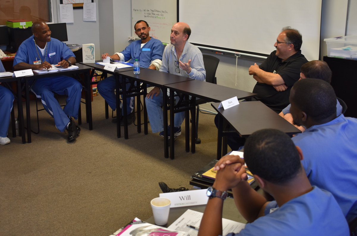 We were so fortunate to have Stan teach with the Community Education Project. Looking forward to having you back <a href="/realStanVG/">Stan Van Gundy</a>!   

(Here's a photo from the day that Jeff Van Gundy visited Stan's class. What a memorable event!)