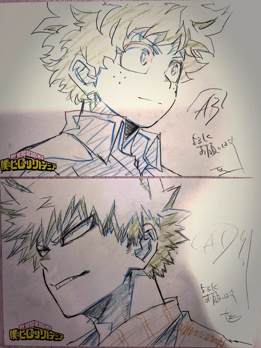 メイトの特典の原画ポスカ…二人とも顔が…良い… 