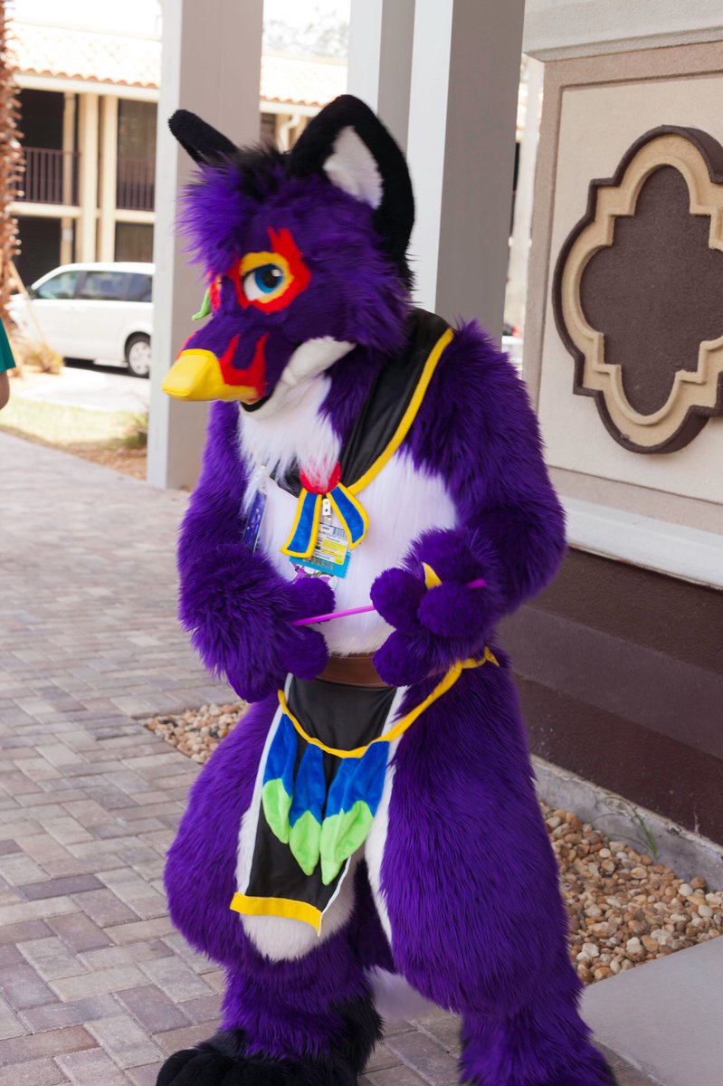 PhantomFoxForce's tweet photo. #FursuitFriday
I didn’t have my trusty polearm so I made do with a straw 😂
#Megaplex2017 #MPlex2017 https://t.co/hKptPgynfO