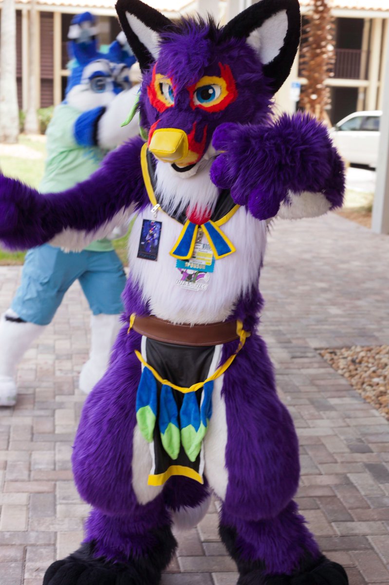 PhantomFoxForce's tweet photo. #FursuitFriday
I didn’t have my trusty polearm so I made do with a straw 😂
#Megaplex2017 #MPlex2017 https://t.co/hKptPgynfO