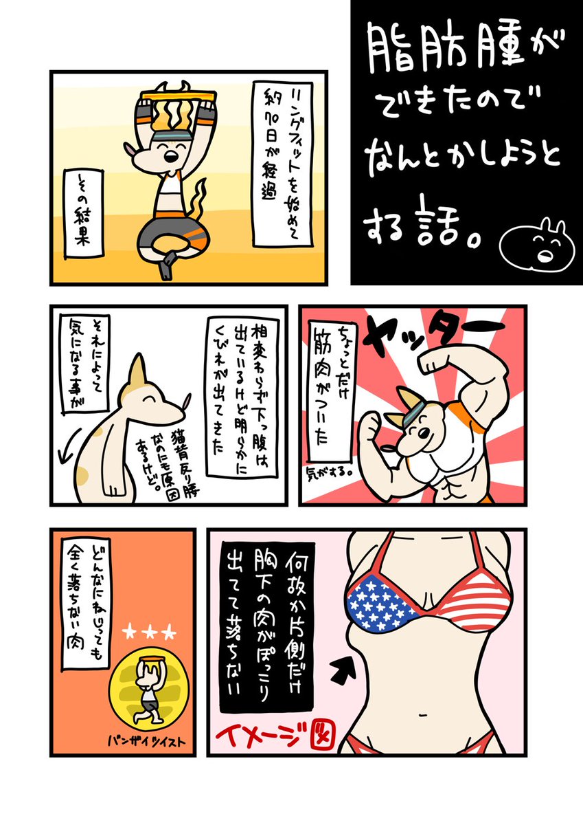 最近やってないけどリングフィットのお陰で脂肪腫が見つかったので運動大事 