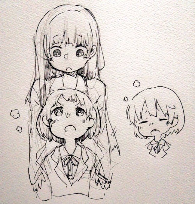 落書き 僕ヤバの山田と小林 