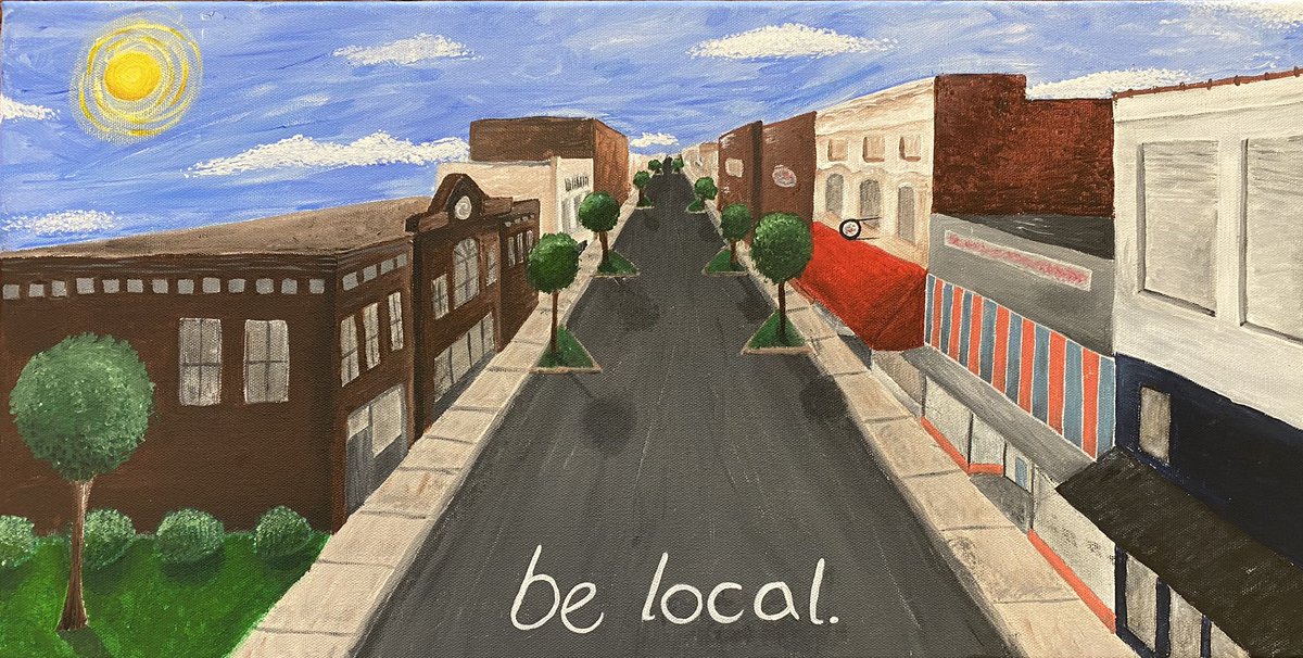 dchsart's tweet image. Art 3-4 students finished up their DC Pride projects today. I love how they see our hometown! 💙🧡@DCcougarnation