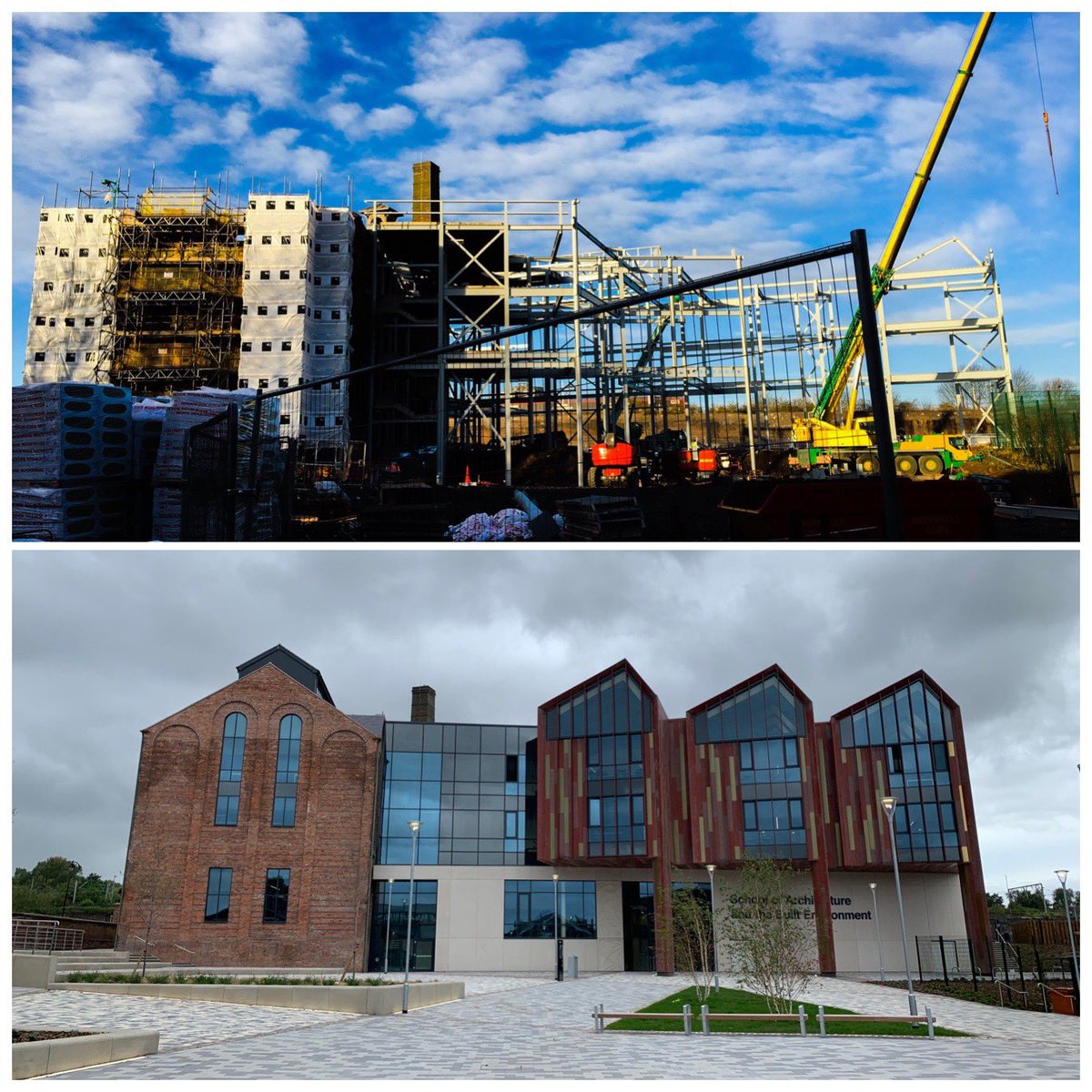 March 2019 vs September 2020 : <a href="/WLV_Springfield/">University of Wolverhampton: Springfield</a> School of Architecture &amp; Built Environment looking simply amazing