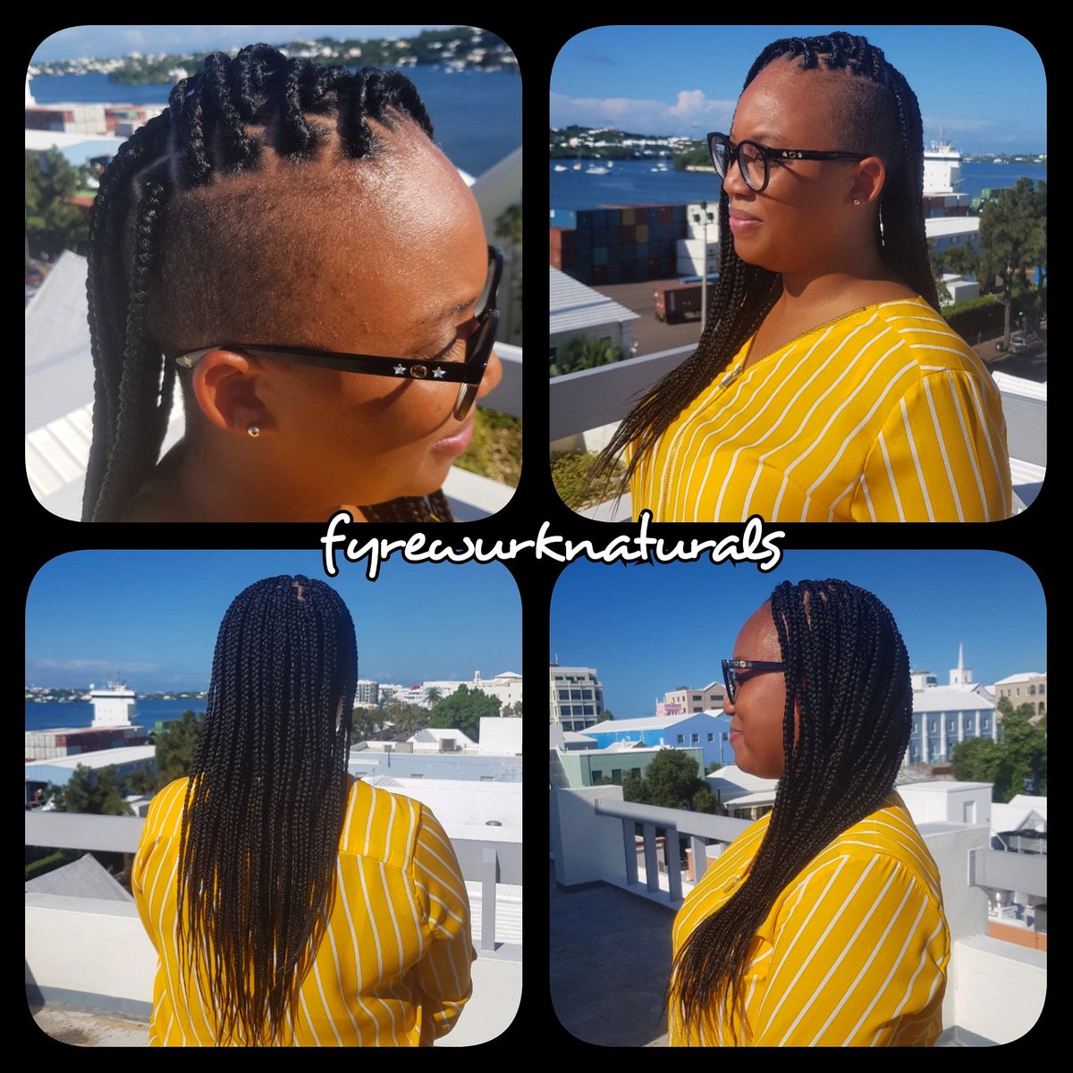 WurkFyre's tweet photo. #naturalhairstyles #protectivestyles  #boxbraids #braidedmohawk #undercut 

Hair used: #ruwahair #prestretchedhair #prestretchedbraidinghair 
Purchased from: @impressions_artistry 

Products used: #shinenjam #blackjamaicancastoroil #mangopaypaya 
Purchased from: @carislovebda https://t.co/02ahVBT3RA