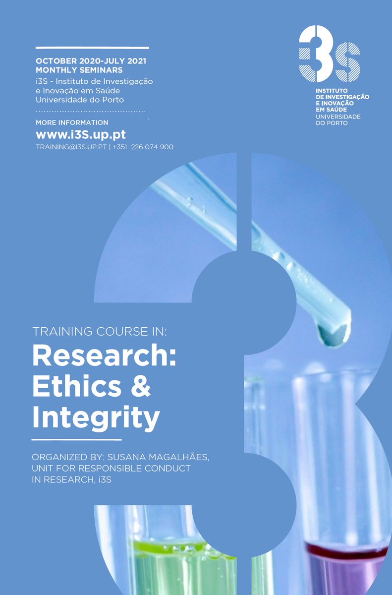 animalogues's tweet photo. Would you like to learn more about research ethics and integrity in biomedical research? Monthly seminars, always offered both as classroom (at i3S, University of Porto) and online sessions. https://t.co/LtwV3Ze35o https://t.co/JeTpLyURXm