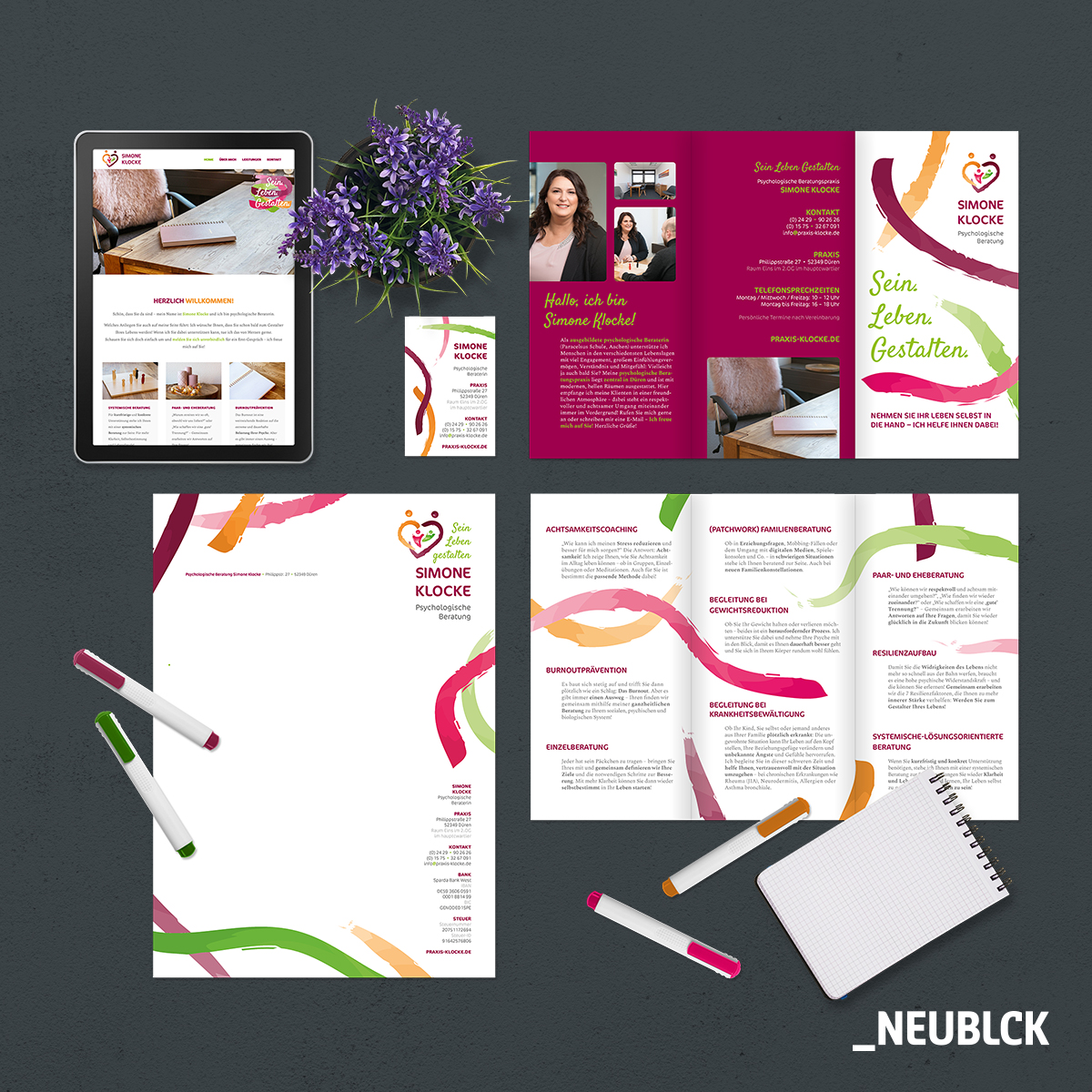 neublck's tweet photo. Für unsere Kundin Simone Klocke haben wir zum offiziellen Start ihrer neuen Praxis ein großes Rundum-sorglos-Paket geschnürt 💪 – unter anderem gab’s eine neue, responsive Webseite -> https://t.co/tvTBjOtFuc https://t.co/I8YxUjvBId