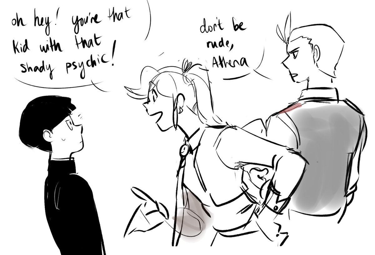 y'all I drew this awhile back but I did a mp100 x aa crossover and I miss them so much ?
#aceattorney #mobpsycho100