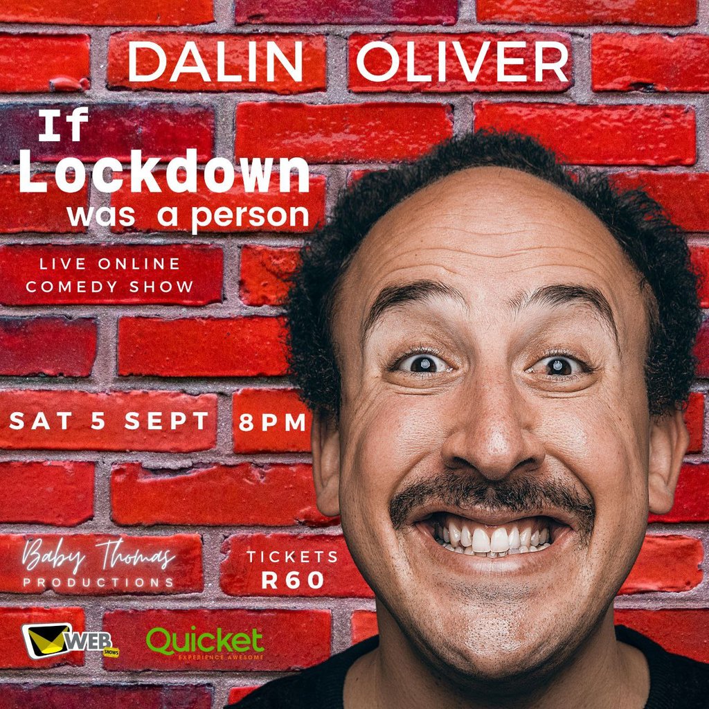 GoodHopeFM's tweet photo. There were never truer words spoken by @DalinOliver 🤣
#IfLockDownWasAPerson
Catch his first online comedy show is live on Sat 5 Sept at 8pm.
He's stepping waaay out of his comfort zone so lekker laughs are guaranteed.
➡️ https://t.co/pR9rTQADmV https://t.co/oJeS7qcBXQ