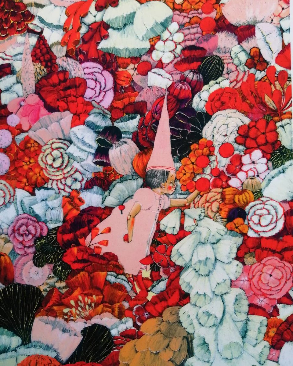 talesfortadpole's tweet photo. Oh how pretty๐A detail from one of our gorgeous new Witchfairy illustration prints by #CarllCneut (https://t.co/3XXFvLqHkG). We also have the matching book, by #BrigitteMinne (https://t.co/RAAYxLGqDN) Such a beautiful story...what a lovely gift the pair would make!๐ #BookIsland https://t.co/3BYeTU3BbR