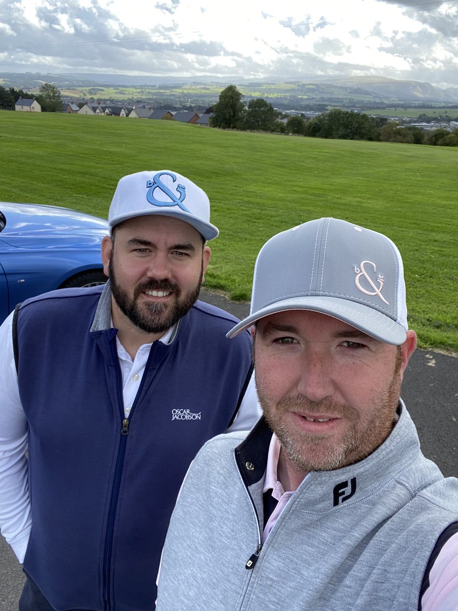 golf_nutts's tweet photo. #teambandit at the very picturesque @PenrithGolfUK today. Thanks for coming up @G_Mac_Golf! Love the @banditgolfapp hats! #bgalids #golf #golfers https://t.co/QC5A14CgID