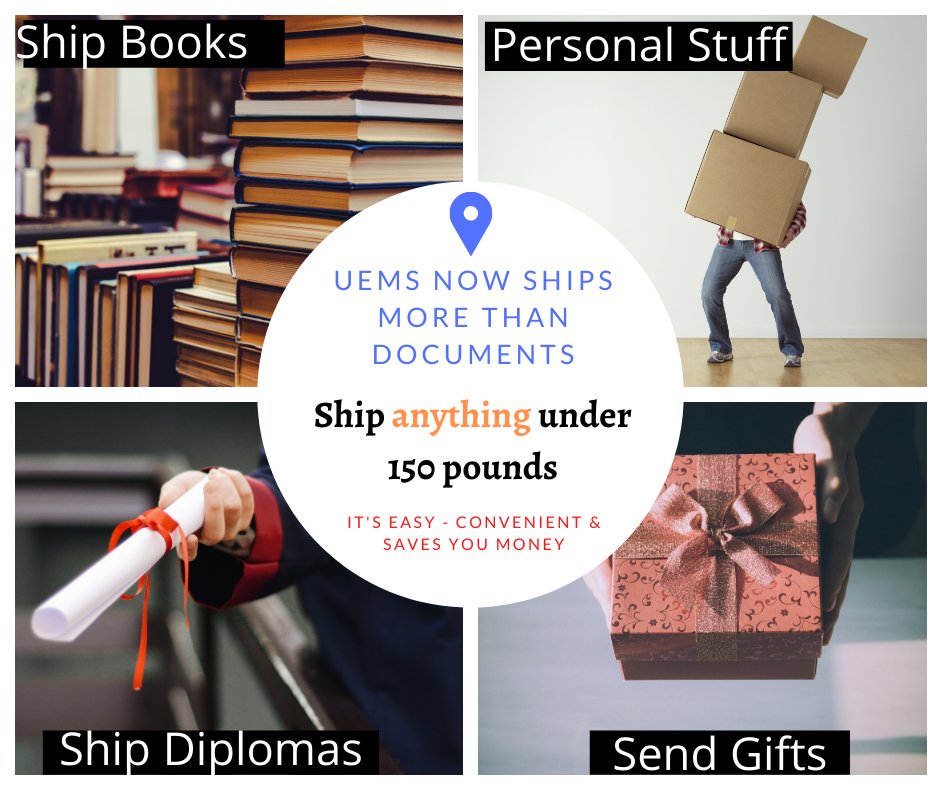 eShipGlobal's tweet photo. eShipGlobal is not just for shipping documents anymore! Students can now ship anything under 150 pounds! Ship anything from textbooks, diplomas, luggage, gifts, personal items and much more! Contact eShipGlobal to speak with your account manager to get started shipping today! https://t.co/DI7Zl5uNDp