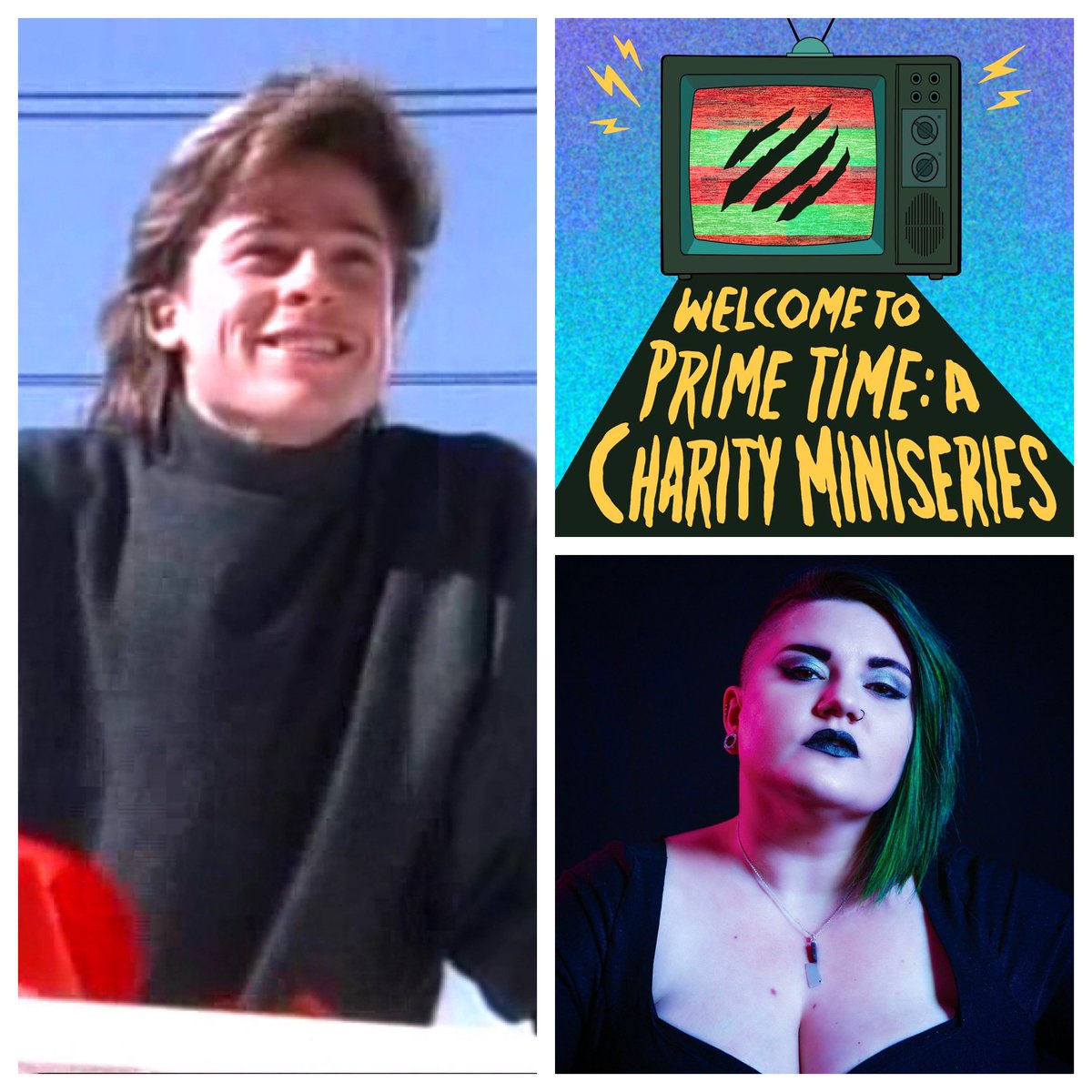 itsrainingbrens's tweet photo. This episode of Welcome to Prime Time is brought to you by @beenotbea! 
@bjcolangelo is back to talk “Black Tickets,” starring baby Brad Pitt and a jacuzzi full of piranhas!
Listen here:  https://t.co/Ej9oiCv0Jy https://t.co/BuvpmIyyNY