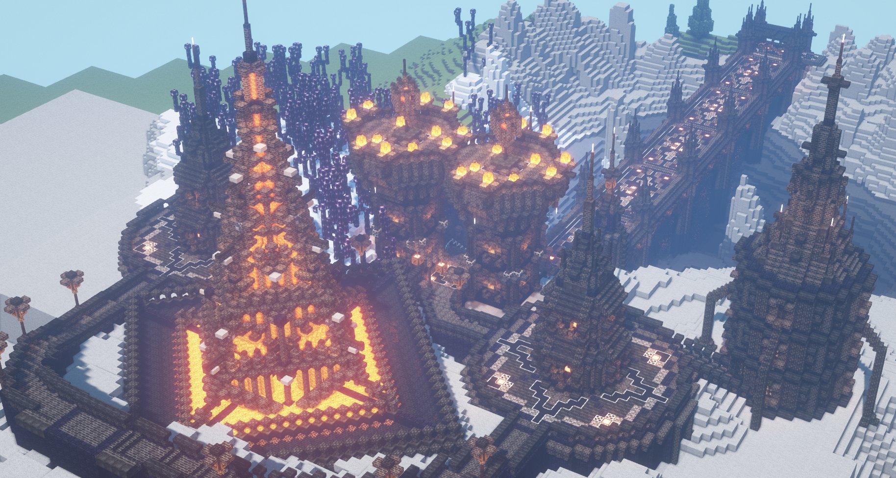 らーなろっそ マグマの噴水 噴マグマ 的なの作ったことなかった マインクラフト Minecraft マイクラ マイクラ建築 Minecraft建築コミュ Minecraftbuilds T Co Gem8ijxrai Twitter