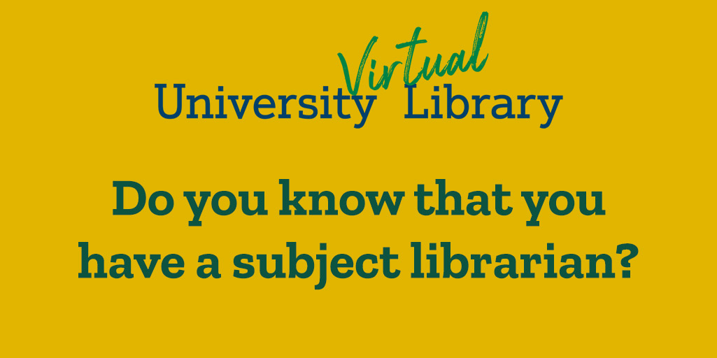 cpplibrary's tweet photo. Do you know that you have a subject librarian who can help you navigate databases tailored to your major (or class subject)? Find out who is your subject librarian here: https://t.co/riv77csynw
#CPP #CPPLibrary #CPPSubjectLibrarian #CalPolyPomona #CPPResearch https://t.co/ElFE5ijexY
