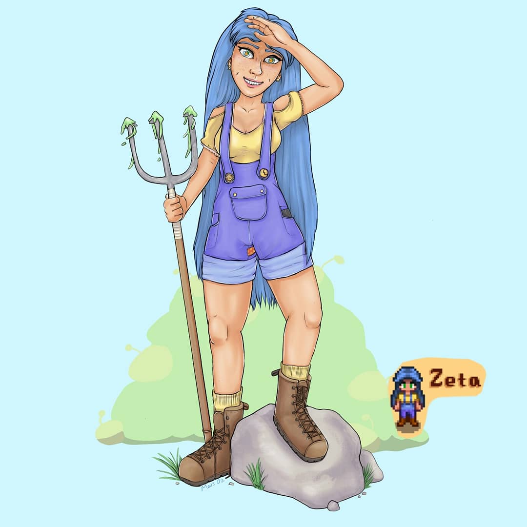 maus_oz's tweet photo. My farmer : D #StardewValley #stardewvalleyfanart https://t.co/1k7vr9SiVZ