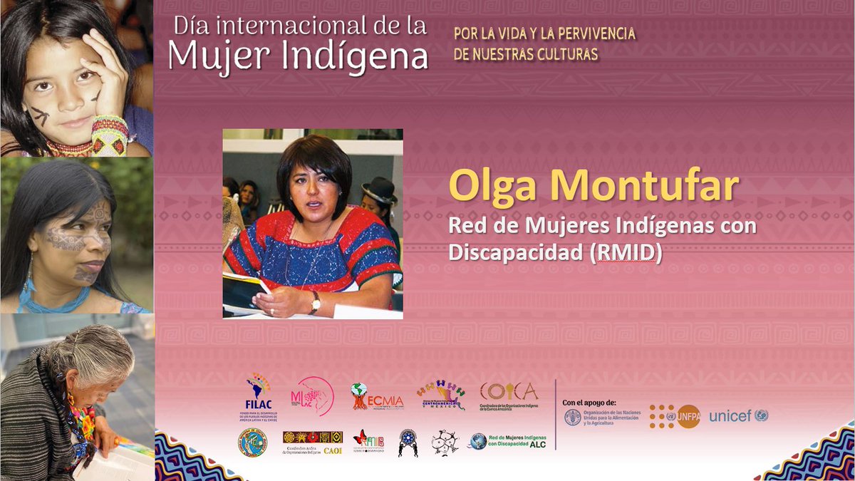 filac_'s tweet photo. Olga Montufar #RMID “Las mujeres indígenas con discapacidad deben asumir un compromiso y un rol importante dentro de la construcción de políticas públicas y en los espacios de toma de decisión" https://t.co/OIpes30qQ0