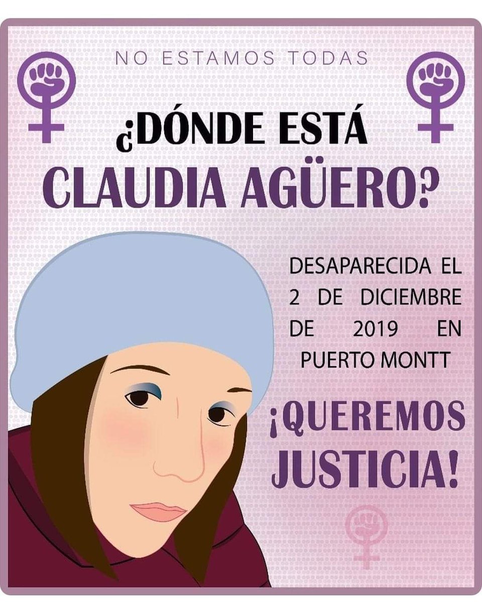 <a href="/Bienvenidos13/">Bienvenidos13</a>
Que falta de respeto con la familia de Claudia Agüero.
Parece que la Ministra es más importante y no se le puede hacer esperar 😠
#noestamostodasfaltaclaudia
#justiciaporclaudiaagüero
#puertomontt
#Bienvenidos13
<a href="/Justiciaxclau/">Justicia por Claudia Agüero</a>