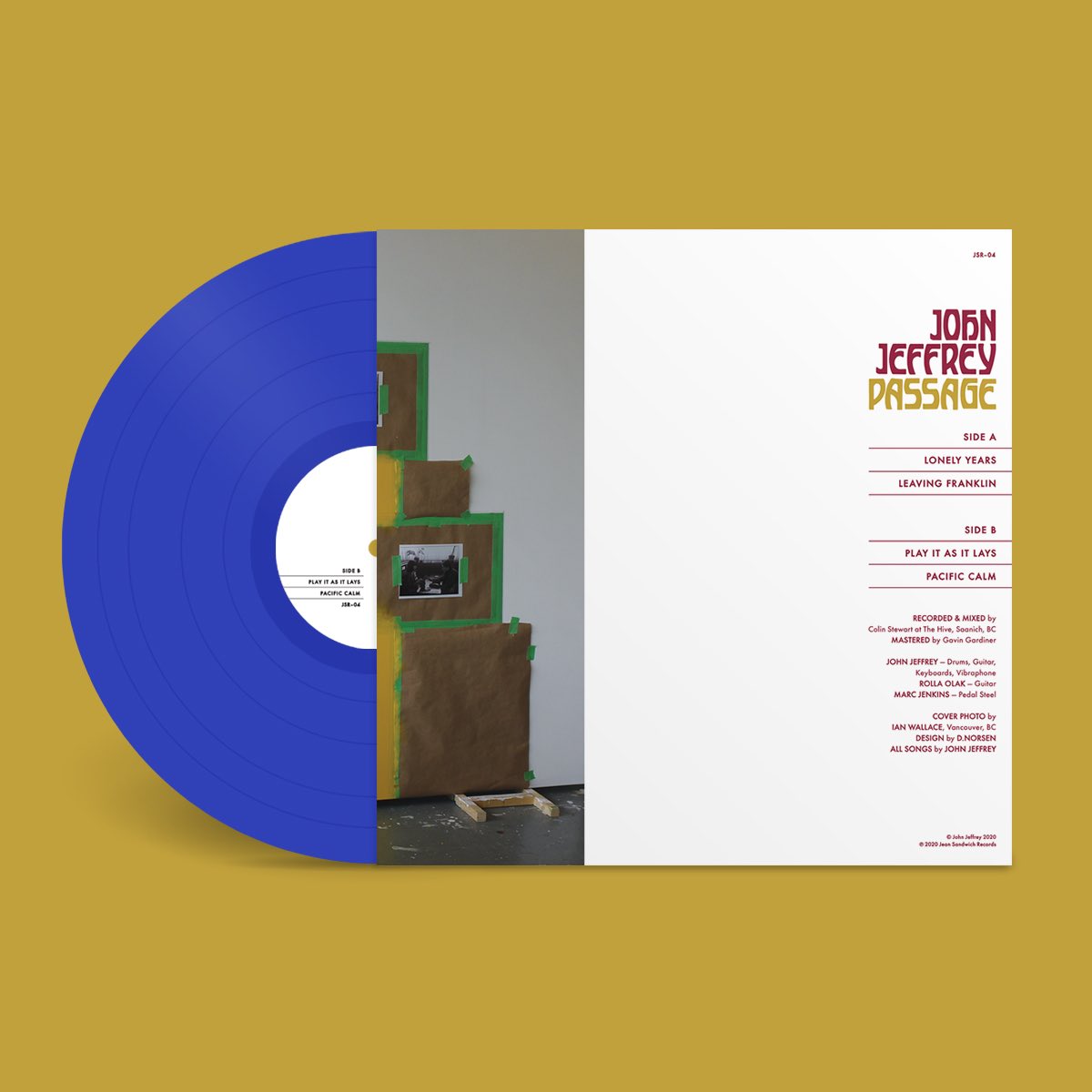 Our drummer John Jeffrey’s fantastic debut album up for pre-order on @bandcamp! Very limited blue vinyl run 🌈❤️ jjeffrey.bandcamp.com