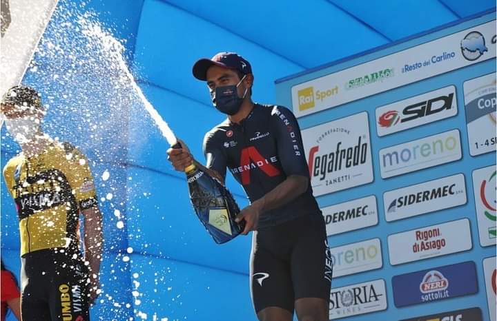 CorreoSportEc's tweet photo. El ciclista de #Ecuador @NarvaezJho alcanzó el título en la clásica #coppiebartali que se realizó en #italia https://t.co/RBynKlmE84