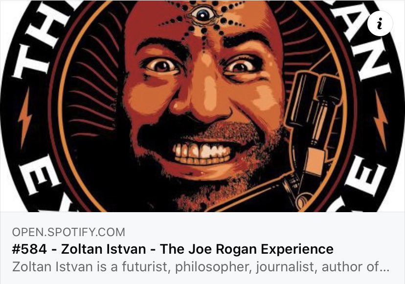Some of Joe Rogan's older interviews were kept from his new Spotify deal, but mine made it! Watch our 3 hour show on #transhumanism: open.spotify.com/episode/283GjD…