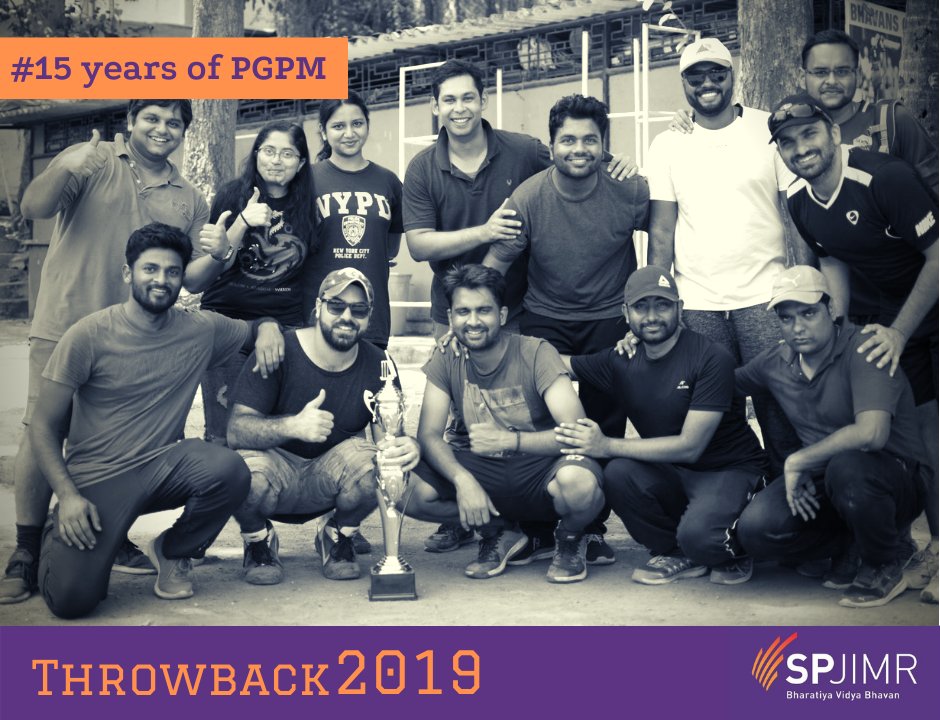 PGPM_SPJIMR's tweet photo. Here are some throwback pictures of PGPM co'2019 capturing a few special moments of their MBA journey. We hope to see you all tomorrow for the #15yearsofpgpm celebrations from 6PM to 7PM. If you haven’t registered yet, please do so now by hitting this link https://t.co/OvelJXG3ir https://t.co/mzKz8Xb7Te