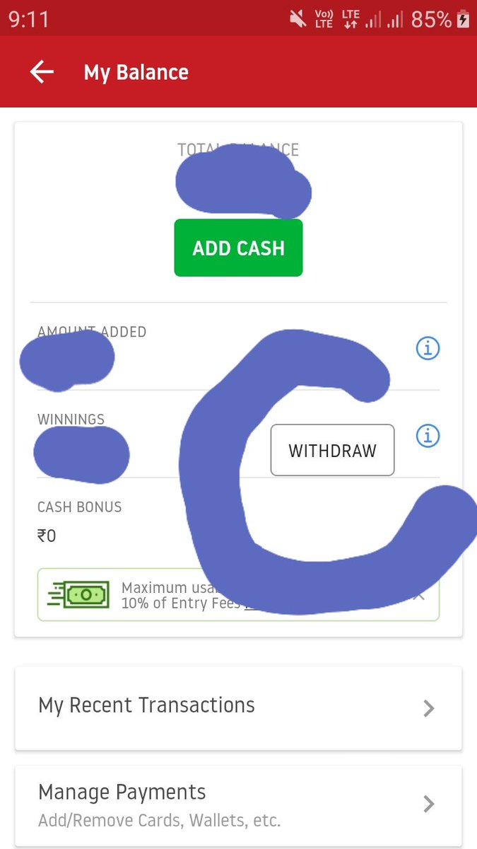 MaudiSuman's tweet photo. @Dream11 hello team few time before instant withdraw option was been shown on d11 and now it's disappear so if I withdraw now then shall I get my withdraw instantly????

Do reply plz https://t.co/6AVR1k0KBf