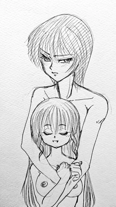 今日の夜のお絵描き 