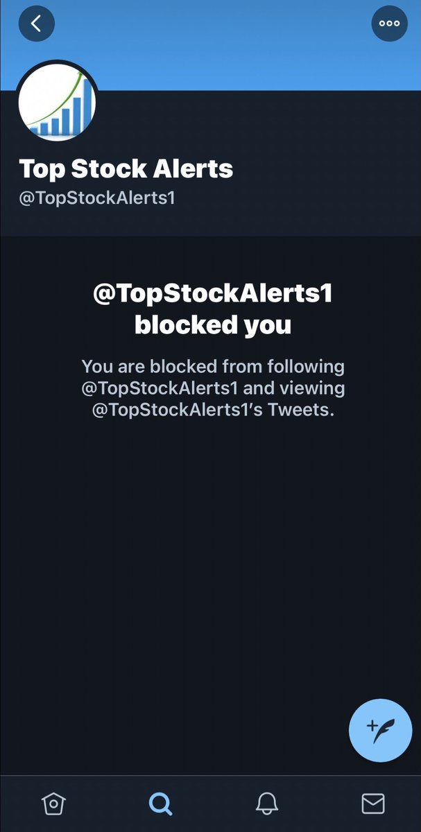 NotAlerts's tweet image. From my primary account, which is why I had to create this one.
I called out an inaccurate tweet and I get this? I feel silly for paying for the premium service #Scam #TopStockAlerts