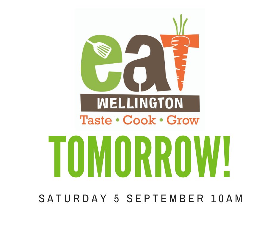 See you from 10am tomorrow for #eatwelly #wellington Don't forget your masks, bags and appetites #covidsecure #foodfestival #m5 #eatfestivalsfamily