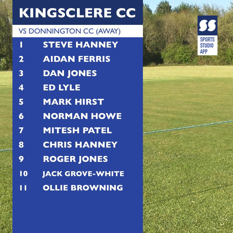 KingsclereCC's tweet photo. Squad for tomorrow’s trip over to @donningtoncc #VectorCup #UpTheClere https://t.co/l9yBbRFO17