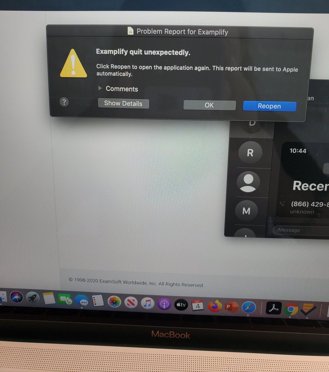 RSookie18's tweet photo. Y'all my #Examplify #Examsoft software crashed on me while I was attempting to take a MOCK exam. I hadn't even started the exam yet 😣 
#DiplomaPrivilegeNow 
#nybarexam https://t.co/w0v4r2c20W