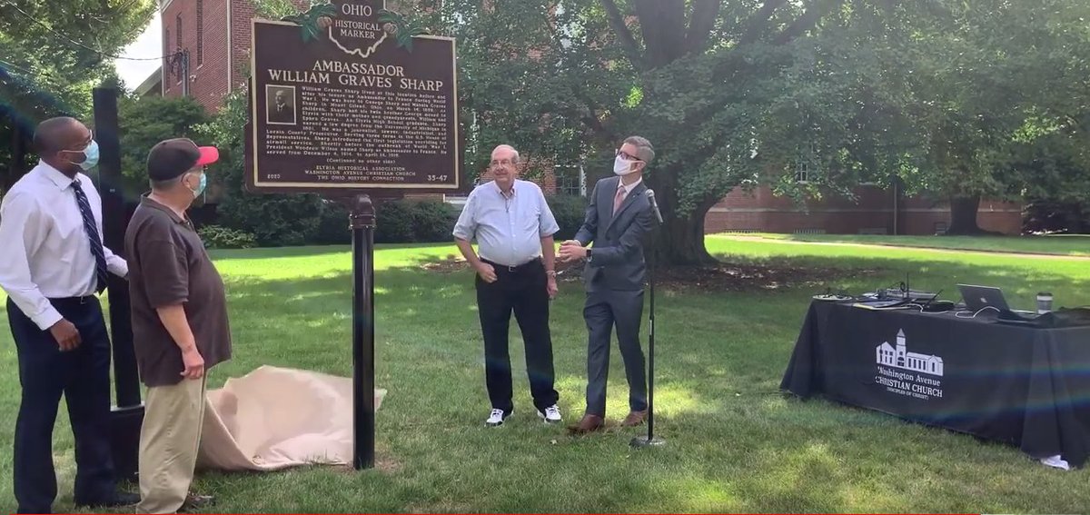 Our thanks to <a href="/misslainamae/">Laina</a> Laina Yost, <a href="/bruce_bishop/">Bruce Bishop</a> , and <a href="/YourChronicle/">The Chronicle-Telegram</a>-Telegram for their coverage of our historical marker unveiling yesterday: chroniclet.com/news/233881/el…  #CCIODOC #CCDOC <a href="/VisitLorainCnty/">Visit Lorain County</a> <a href="/smithsonian/">Smithsonian</a> <a href="/CityofElyria/">City of Elyria</a>