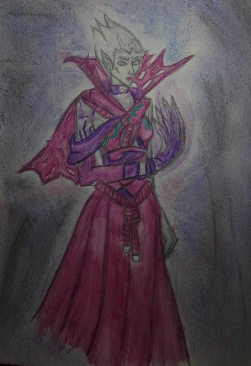 BearKumaOso1's tweet photo. Bruuuhs, here's another video game crossover idea I have. #moira from #Overwatch as #deathprophet from #dota2 . I used her Banshee skin color coz green doesn't suit her very well haha. #OverwatchFanart #dota2fanart https://t.co/59gKYoF8kX