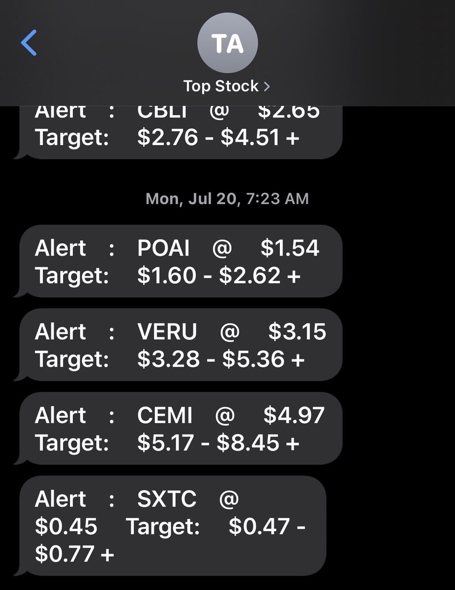 NotAlerts's tweet image. Last one. Highlighting $POAI and $CEMI 
Don’t fall for this scam #TopStockAlerts