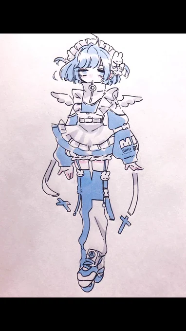 まあまあ、三白眼の過去絵でも見てってください 