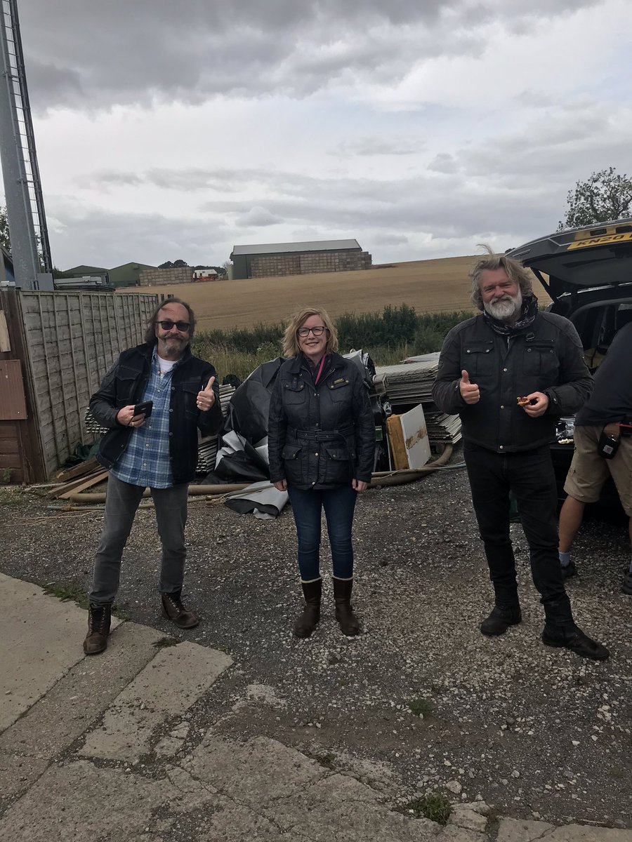 NKeedy's tweet photo. @HairyBikers lovely to meet you today! Thank you 😊 https://t.co/KybF0yA2FS