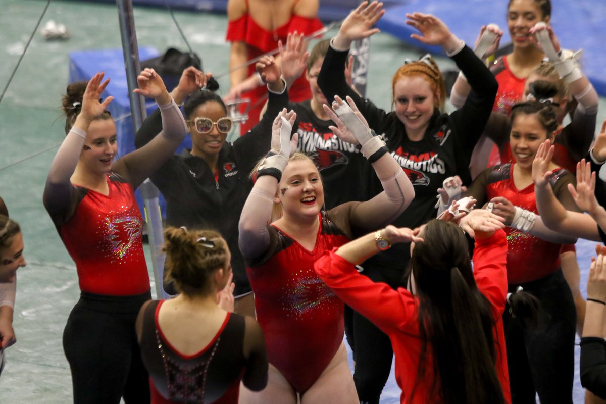 SEMOGymnastics's tweet photo. Your Redhawks hit a 1⃣9⃣4⃣.5⃣0⃣0⃣ in St. Charles, Missouri, on March 6, 2020‼️
#weBAC | #LetsSoar https://t.co/WS3OPQ41f5