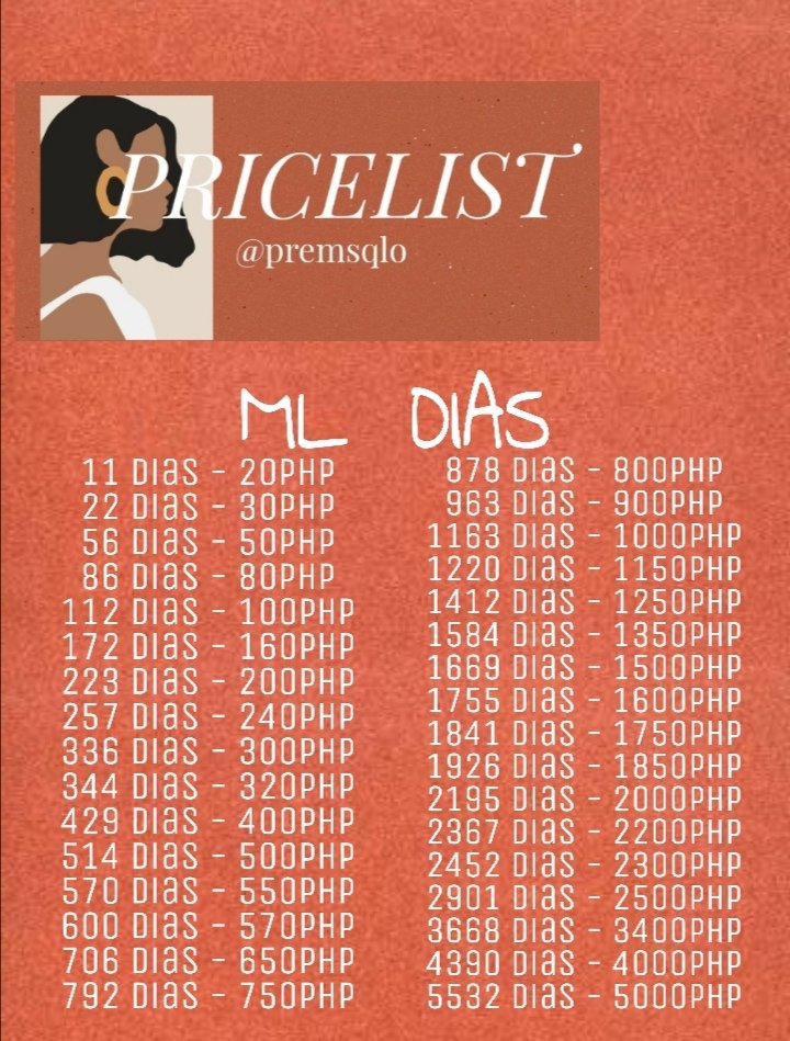premsqlo's tweet photo. here's our updated pricelist! 🤗

ML Dias

avail now! DM me💌 https://t.co/AZyXa9m2iP