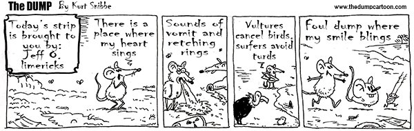 Here's another limerick, we will sprinkle them in over the days thedumpcartoon.com/2020/09/heres-… 
#cartoon #comic #limerick