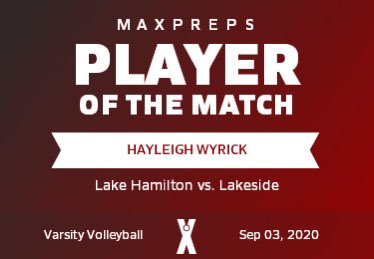 Courthay10's tweet photo. For @HayleighWyrick not playing Volleyball last year, this is a big accomplishment! #shegotitfromhermomma 😂 https://t.co/iGoBWII40s