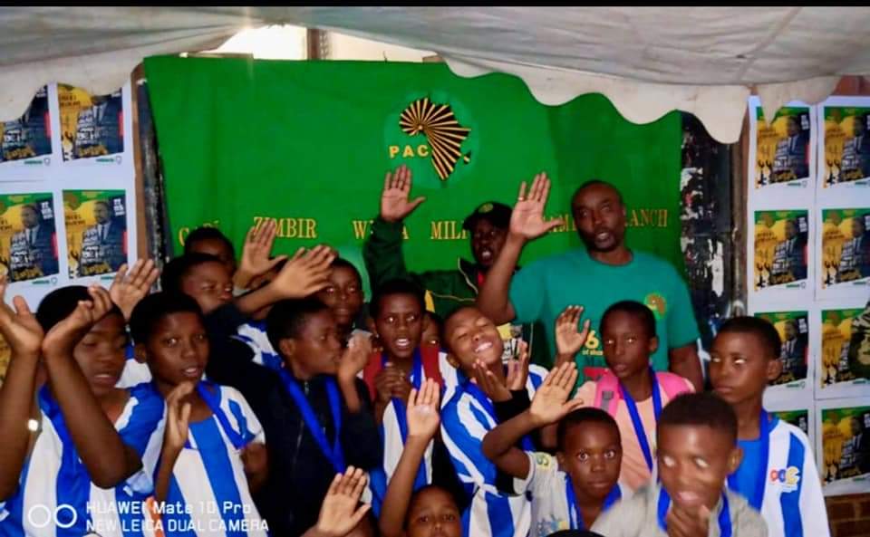 Karl_Zimbiri's tweet photo. During Sobukwe Month (February) Karl Zimbiri Branch hosted our Annual Soccer Tournament, featuring young people from the community. It is our duty to create and develop programmes that speak to the various people in our communities. PASO by Day! APLA by Night! https://t.co/NyoaVreWAI