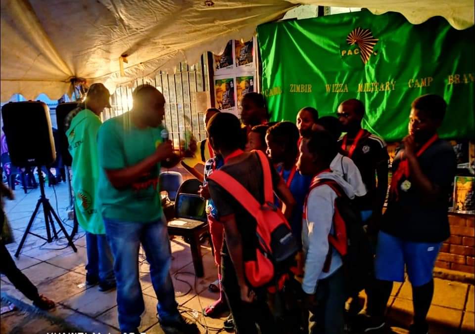 During Sobukwe Month (February) Karl Zimbiri Branch hosted our Annual Soccer Tournament, featuring young people from the community. It is our duty to create and develop programmes that speak to the various people in our communities. PASO by Day! APLA by Night!