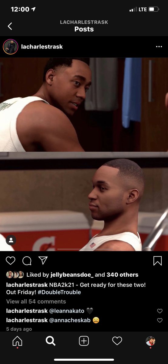 SheLovesMeMore_'s tweet photo. My uncle is a character on NBA 2K21. I’m so excited for him, this is literally only the beginning of his career. BLACK MAN MAGIC 💙 @ttraskk https://t.co/vIifQO8zRe