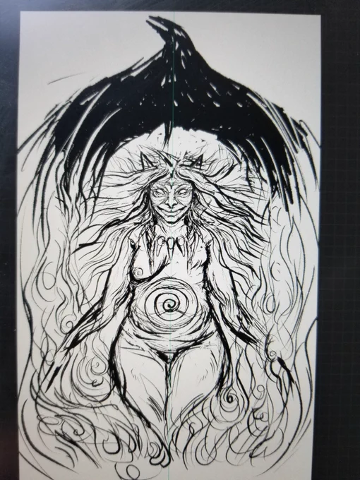 Powerful old witch 