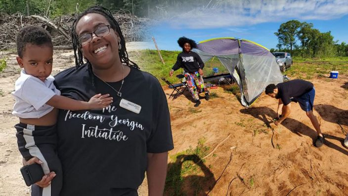 BlackMogulsMag's tweet photo. 19 Black families purchase 96 acres of land to create a 'safe haven' for Black people. Check out the full story: 

https://t.co/5FX1zIV4jP

#blackmogulsmagazine #blacklivesmatter #blacknews #blackmedia #blacktwitter #wakanda #freedom #40acresandamule #georgia https://t.co/fvZgQjMnnp