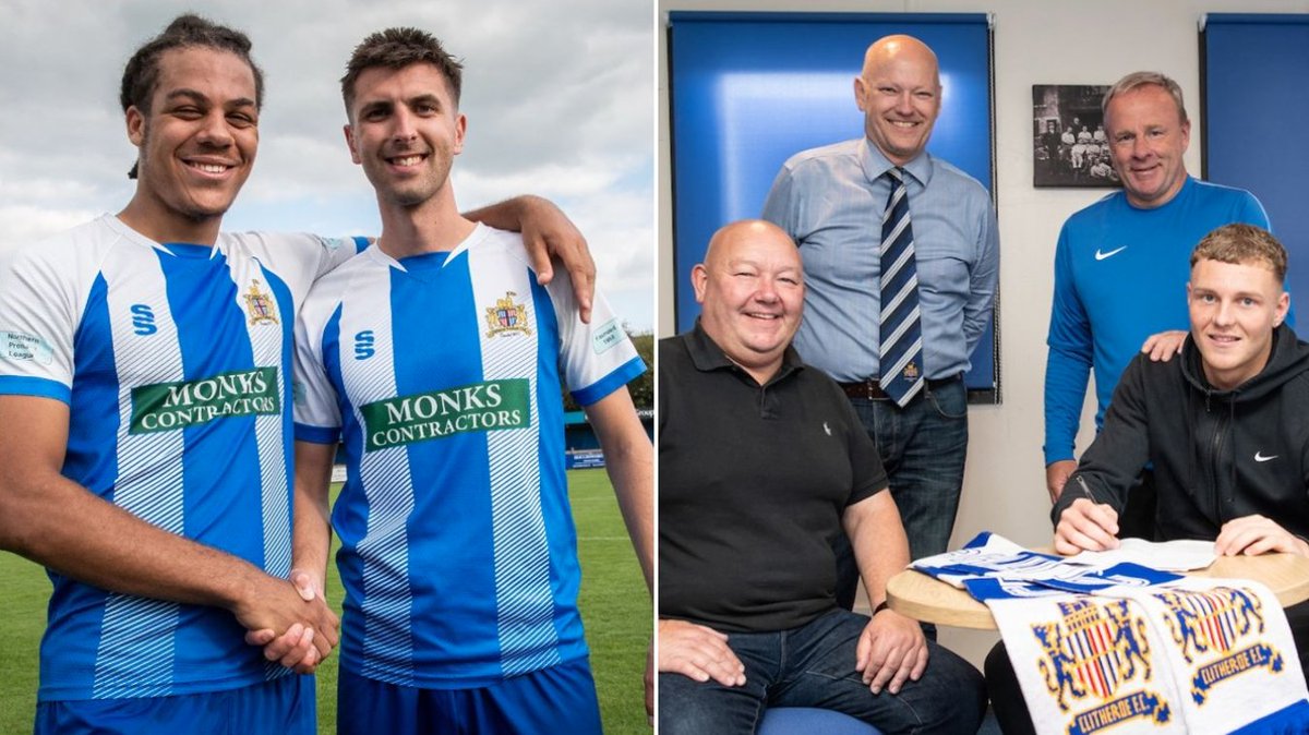 monksco's tweet photo. As proud sponsors of @ClitheroeFC, we’re delighted to see three new names join the club! ⚽️

Markell Foulds, Jake Connelly and Kielen Adams have all been confirmed as new signings for the Blues, and we can’t wait to see them in action! 🥅 🏆 https://t.co/uDR8sjJIUL