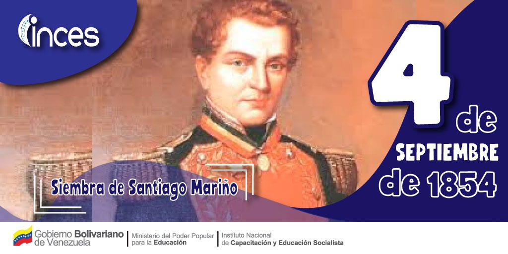 incesnoticmir's tweet photo. Hoy conmemoramos los 166 años de la siembra de Santiago Mariño, del General en Jefe a quien Simón Bolívar reconoció por sus virtudes militares. Hoy honramos su lealtad y sacrificio por la causa independentista de Venezuela https://t.co/75cmFyD3UB