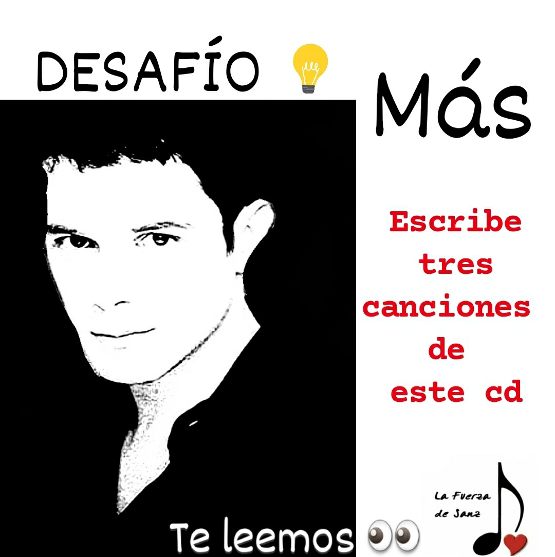 LaFuerzaDeSanz_'s tweet photo. #FelizViernes FAMilia!!!!

Hoy vamos a jugar con.... 

#Más 💿 El disco➕vendido de la historia musical española.

DESAFÍO #LaFuerzaDeSanz 🇦🇷 

¿Jugas @AlejandroSanz ? ✍

#AlejandroSanz https://t.co/WYICGd7LYq